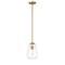 Z-Lite Ayra 1 Light Pendant, Olde Brass & Clear 488P8-OBR - alternate 2